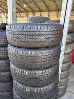 235/60r18 Matching Set Of Tires In Great Shape
