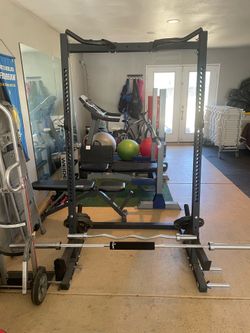 Pull up rack with Bar
