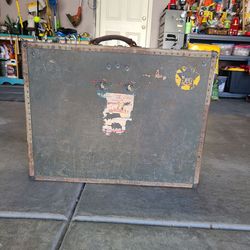 Antique Hard Side Suitcase