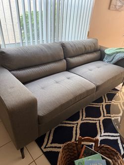 Grey sofa