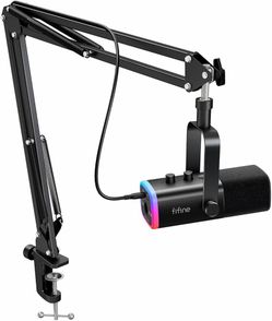 FIFINE XLR/USB Microphone Set (Black)