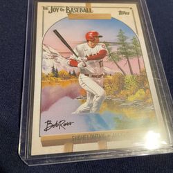 2023 Topps X Bob Ross Shohei Ohtani SP Easel 