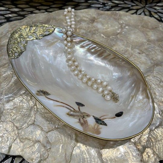  shell jewelry storage tray