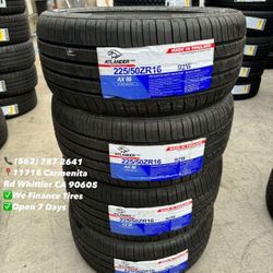 225/50R16 Atlander Set of Tires Installed and Balanced Set de Llantas Nuevas Instaladas y Balanceadas