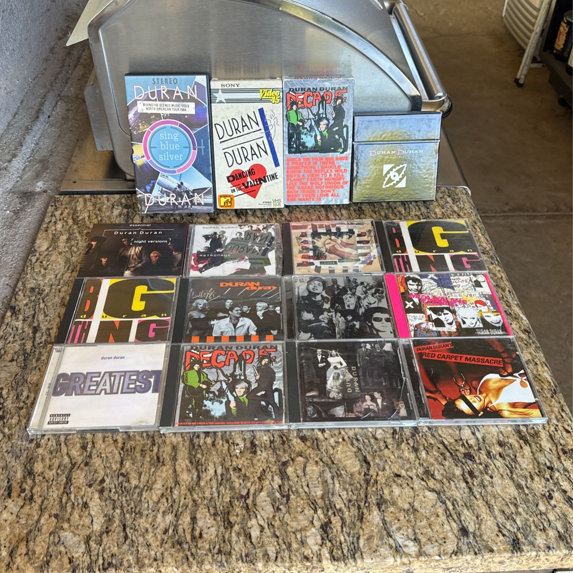 Duran Duran CD & VHS Collection