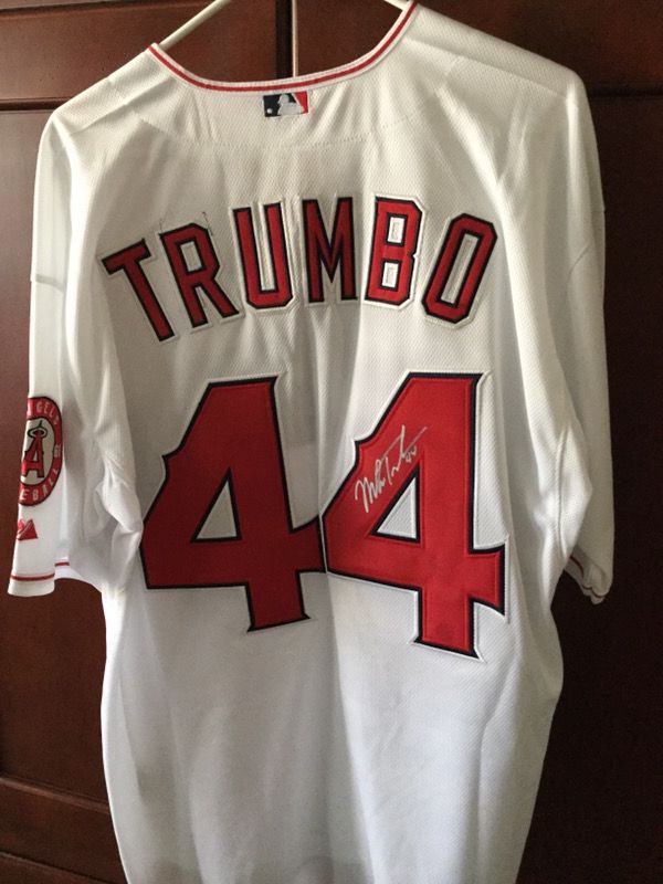 Mark Trumbo signed jersey