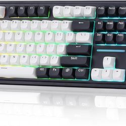 K745 PRO Wireless Gasket RGB Gaming Keyboard, 108 Keys Mechanical Keyboard