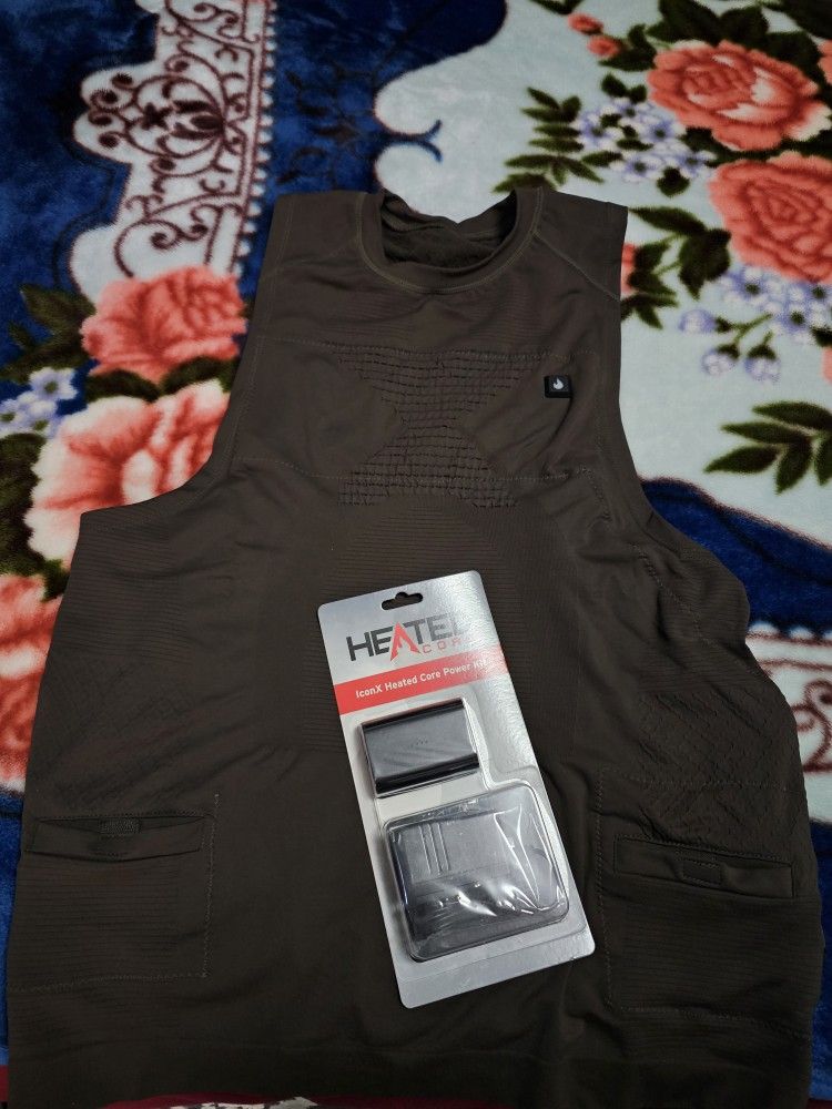 Iconx heated core vest & heated core power kit size xl brand new