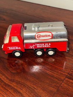 Vintage Tonka Carnation Milk Tanker Toy Truck