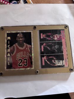 Michael Jordan Bulls #23 Basketball Card Display