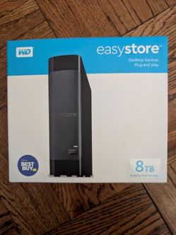 WD Easystore 8TB Desktop External Hard Drive
