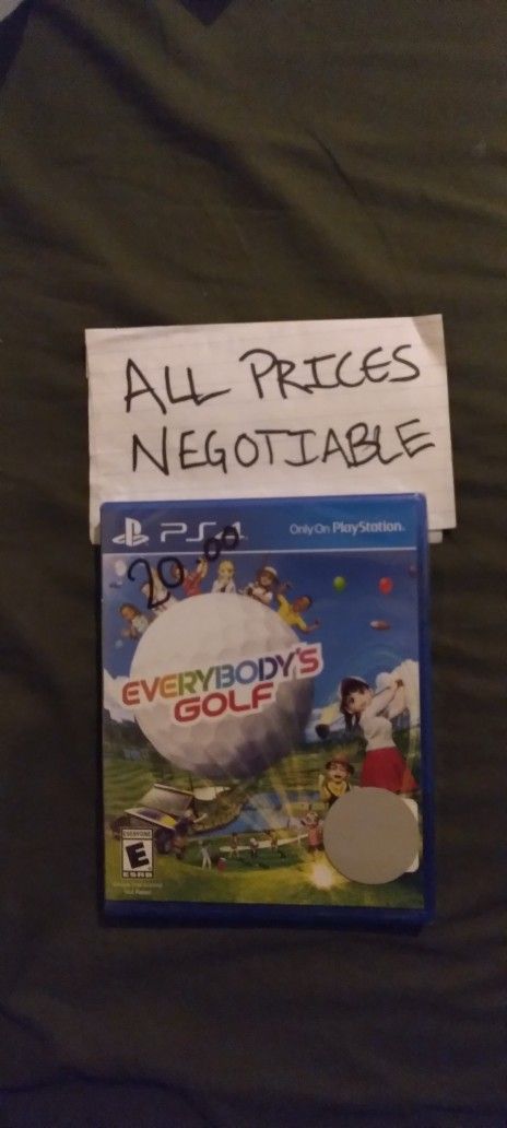 Sealed Ps4 Game. Everybody's Golf