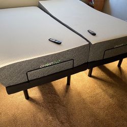 King Size Bed Split King Ghost Bed Ghostbed Classic Adjustable Bed ! Movable Bed ! Motorized Bed ! Power Bed ! Split King Adjustable Bed ! Delivery
