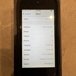 iPhone 5 w/Otterbox Defender 