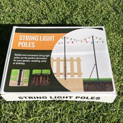 String Light Poles