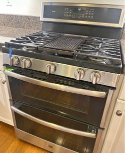 GE Profile Double Oven Gas Range