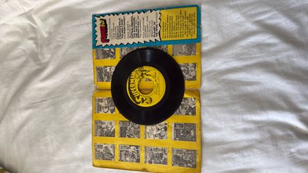 SuperMan Book Record 45” The Action Comes Alive