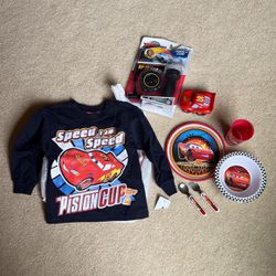 Disney Cars Bundle (long Sleeve Shirt Is Brand New With Tags)