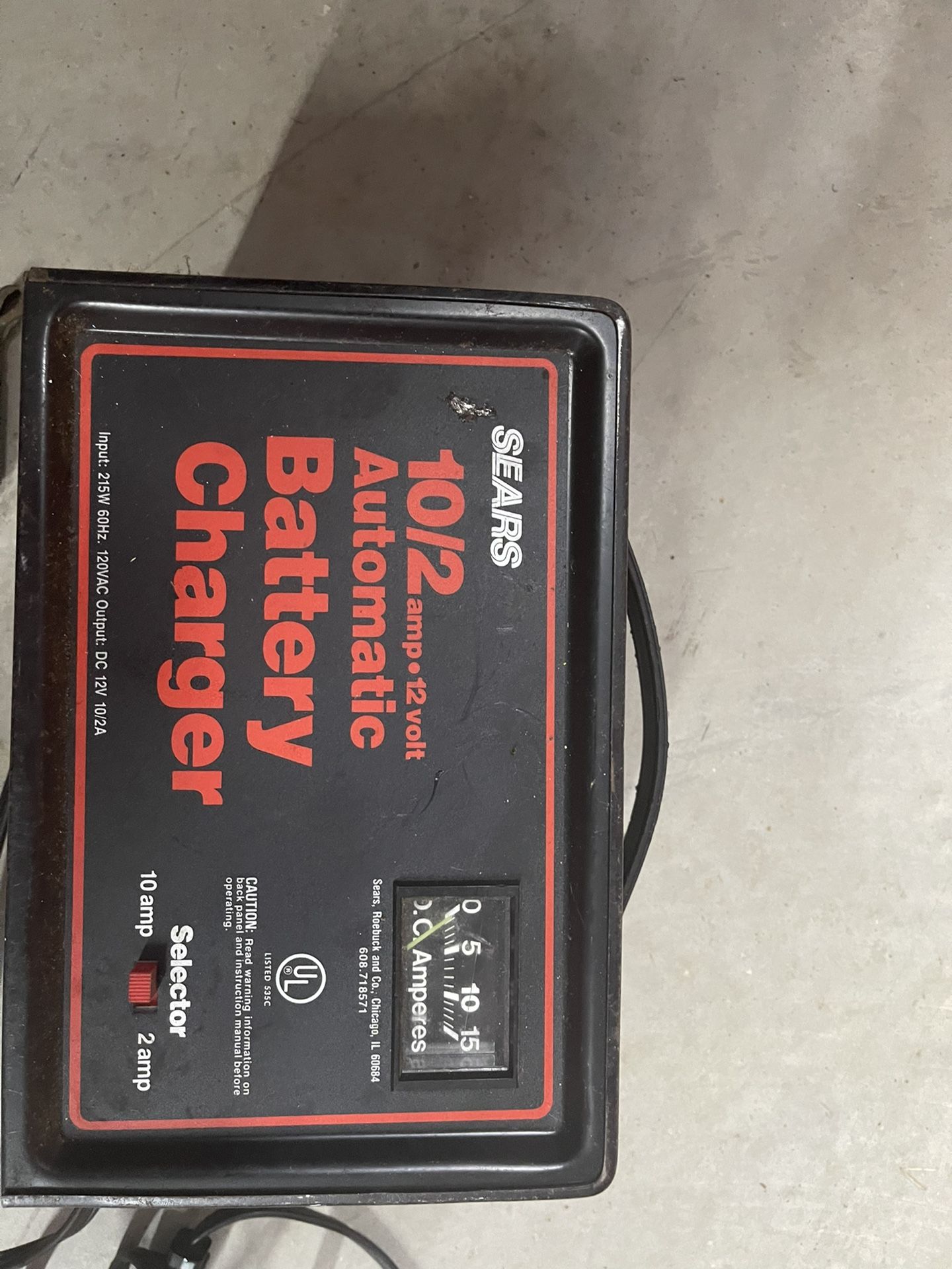 Sears 10/2 Automatic Battery Charger
