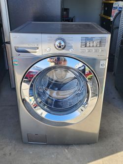 "LG" STAINLESS FRONTLOADER WASHER
 KING SIZE CAPACITY FOR $ 380 WITH 2 MONTHS OF WARRANTY & DELIVERY & INSTALLATION FREE