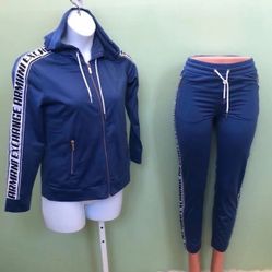 💙 Armani Exchange Blue Tracksuit Set
