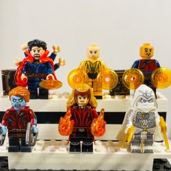 Marvel Multiverse Heroes 6pc Minifigure Set LEGO Compatible