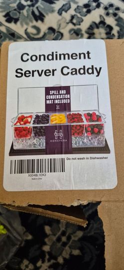 Condiments food server caddy
