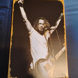 Chris Cornell 8 inch x 12 inch Wall Decor New 