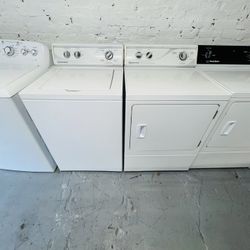 Speed ​​Queen electric washer and dryer, one receipt with a 90-day warranty.