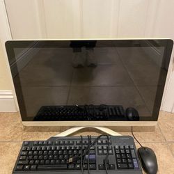 HP 24-G020 with 23.6 inch Touch Screen All in One Computer