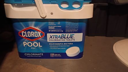 Clorox Xtra blue pool tabs