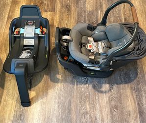 UPPAbaby Aria Infant Car Seat + 2 Bases (Excellent Condition)