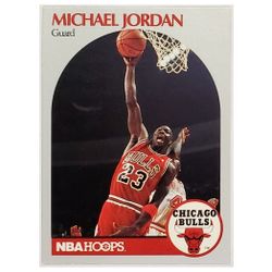 MICHAEL JORDAN 1990 NBA HOOPS BASKETBALL #65, HOF CHICAGO BULLS "GOAT"