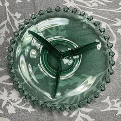 Emerald green Glass Dish