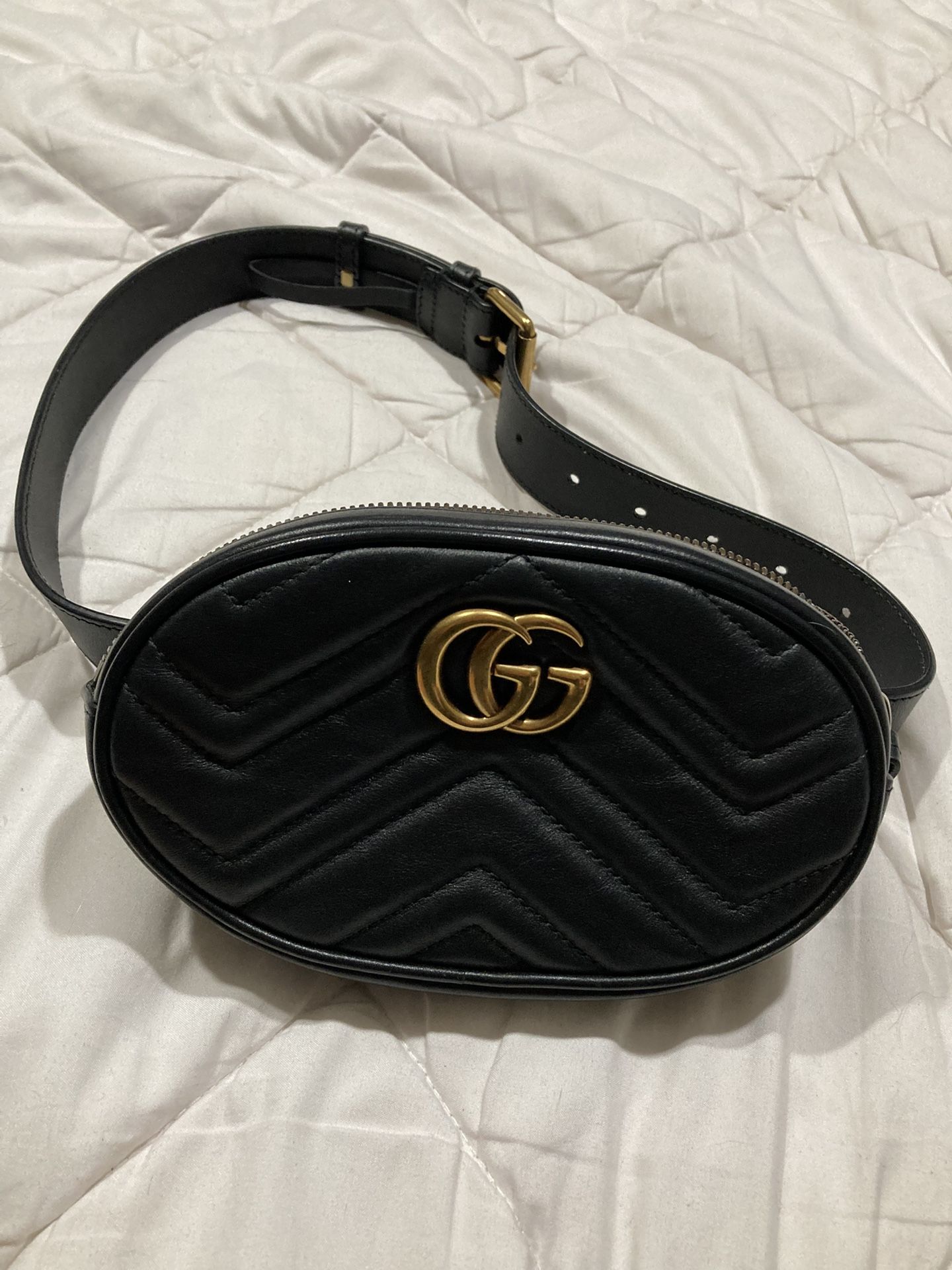 Gucci GG Marmont Belt Bag (with Receipts)