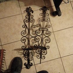 Nice Iron Candle Holders
