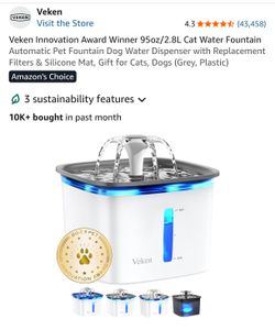 Cat/small dog water fountain