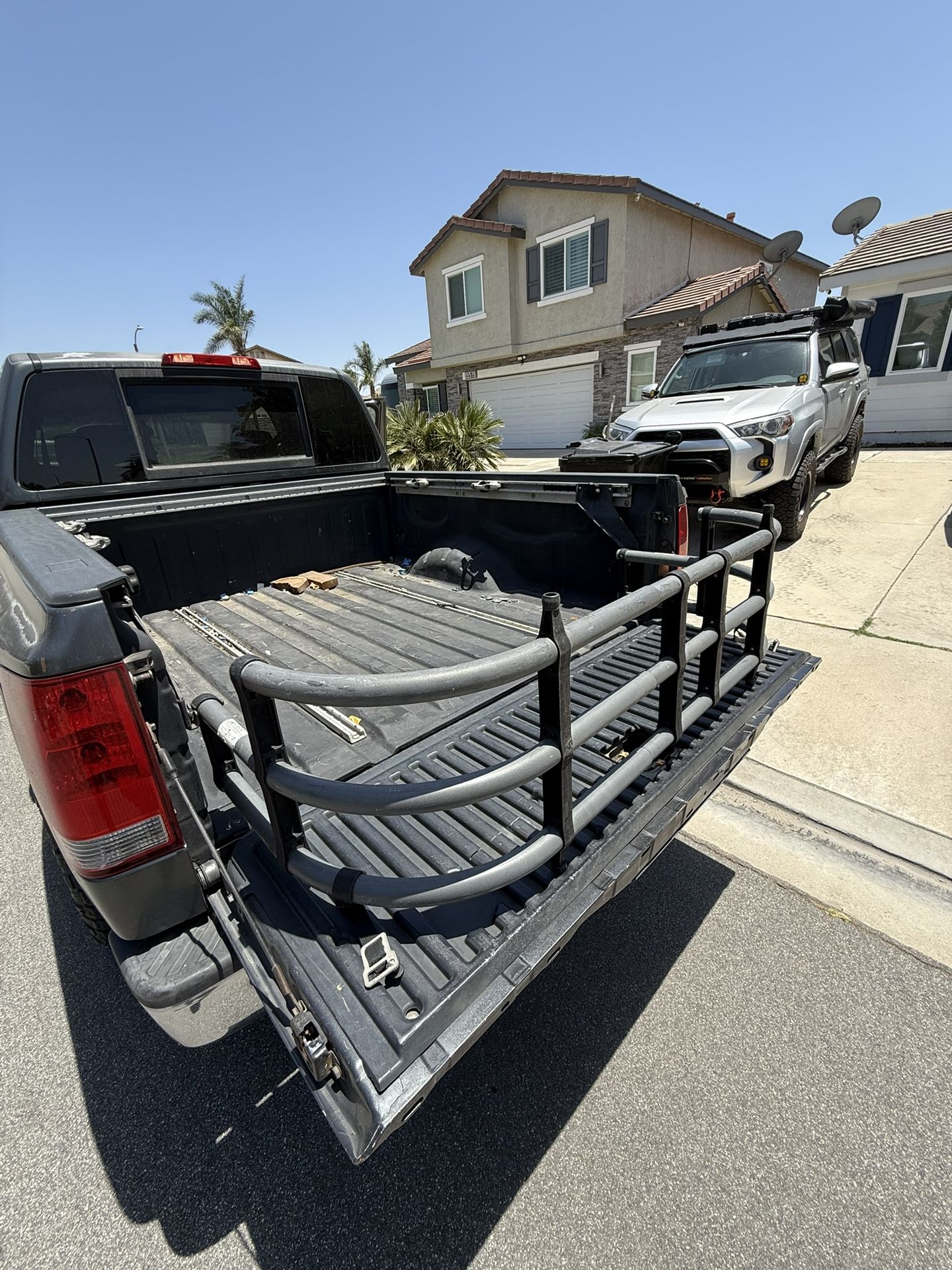 Rails For Tie Down Points Also Bed extender