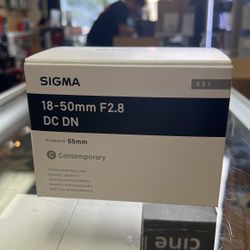 Sigma 18-50mm F2.8 For Sony