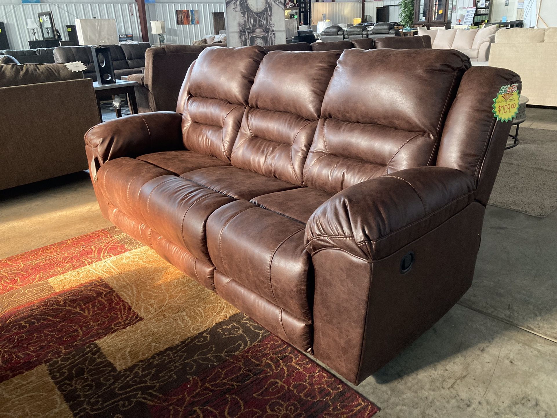 😍 New Reclining Sofa! 🛋