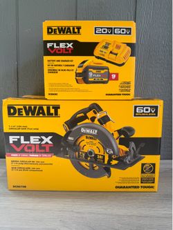 Dewalt FLEXVOLT 60V MAX Cordless Brushless 7-1/4 in. Circular Saw with Brake Combo Kit