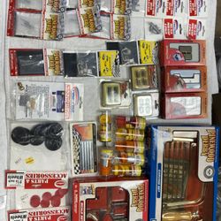 Pinewood, derby, weights, tools, decals, axles, Vintage, Cub Scouts