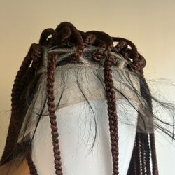 New Auburn, 360 Lace  Crochet Small Box Week