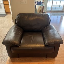 Leather Couch Chair 