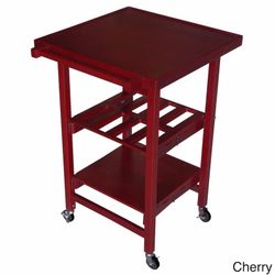Oasis Concepts The Entertainer II All Wood Folding Kitchen Island