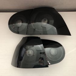 06-09 VW Golf GTI MK5 Smoked Tail Lights