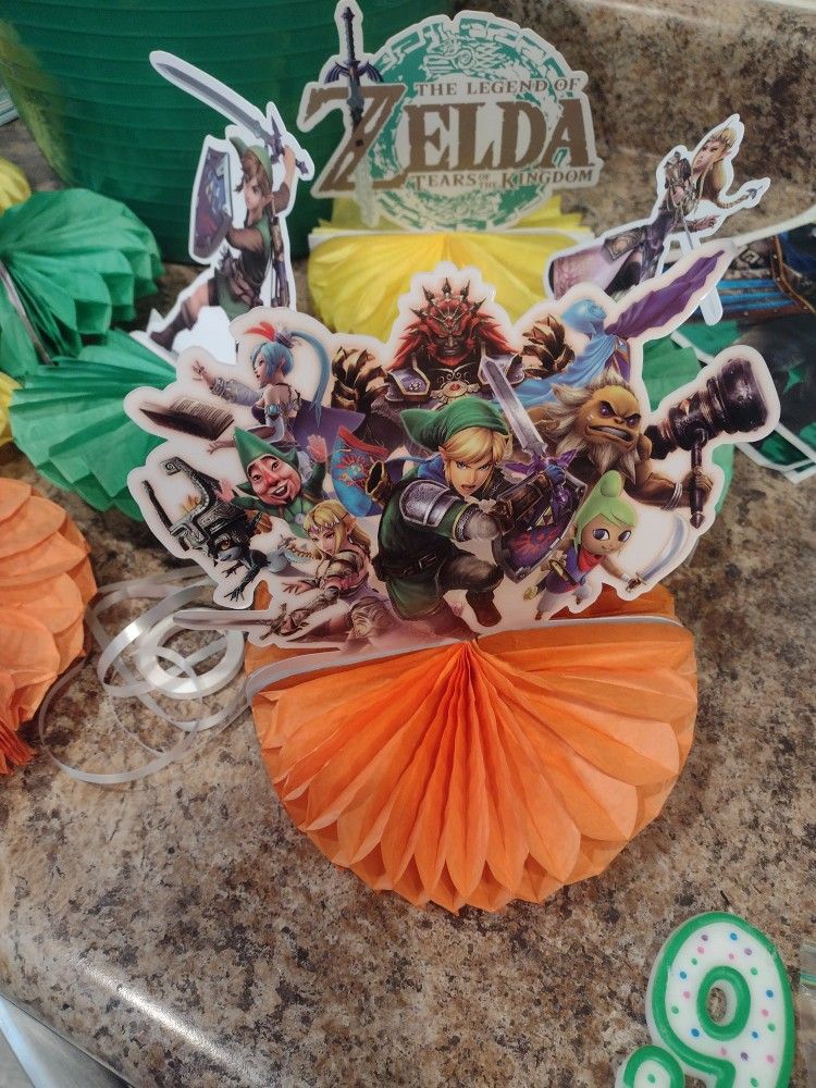 Legends Of Zelda Party Decor