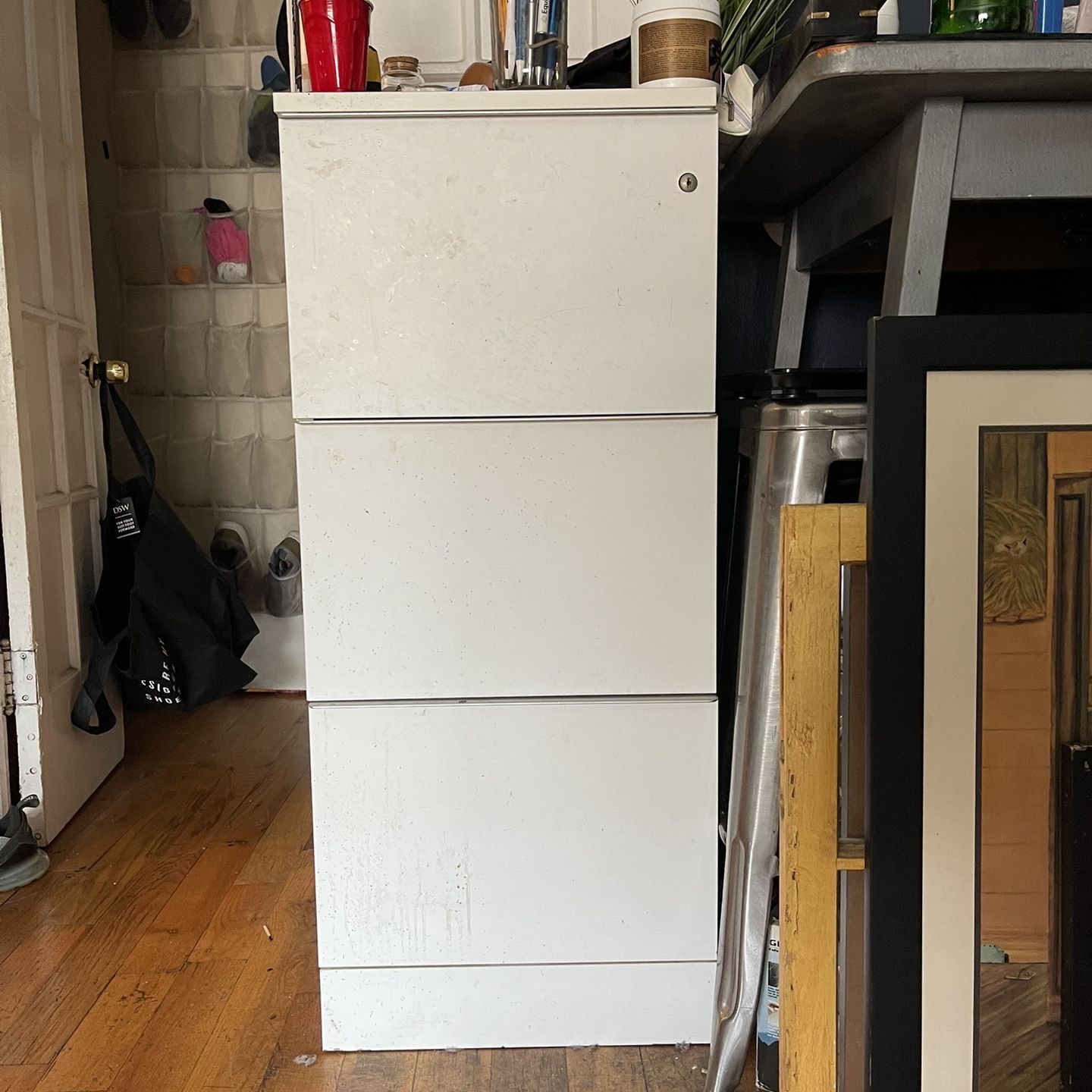 White File Cabinet 