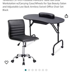 Nail Desk And Chair 