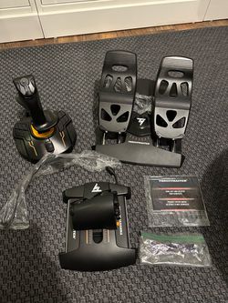 Thrustmaster T16000M FCS Flight Pack (Stick, Throttle, Pedals) - MINT Condition